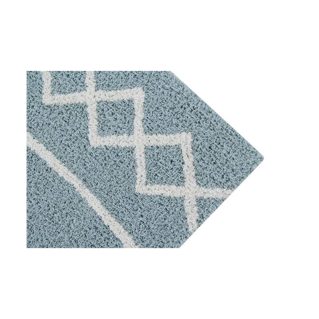 Dywan bawełniany Oasis Vintage Blue Natural 120 x 160cm, Lorena Canals