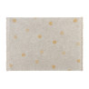 Lorena Canals Dywan bawełniany Hippy Dots Natural Honey 120 x 160 cm