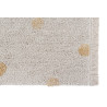 Lorena Canals Dywan bawełniany Hippy Dots Natural Honey 120 x 160 cm