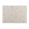 Lorena Canals Dywan bawełniany Hippy Dots Natural Vintage Nude 120 x 160 cm