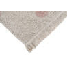 Lorena Canals Dywan bawełniany Hippy Dots Natural Vintage Nude 120 x 160 cm