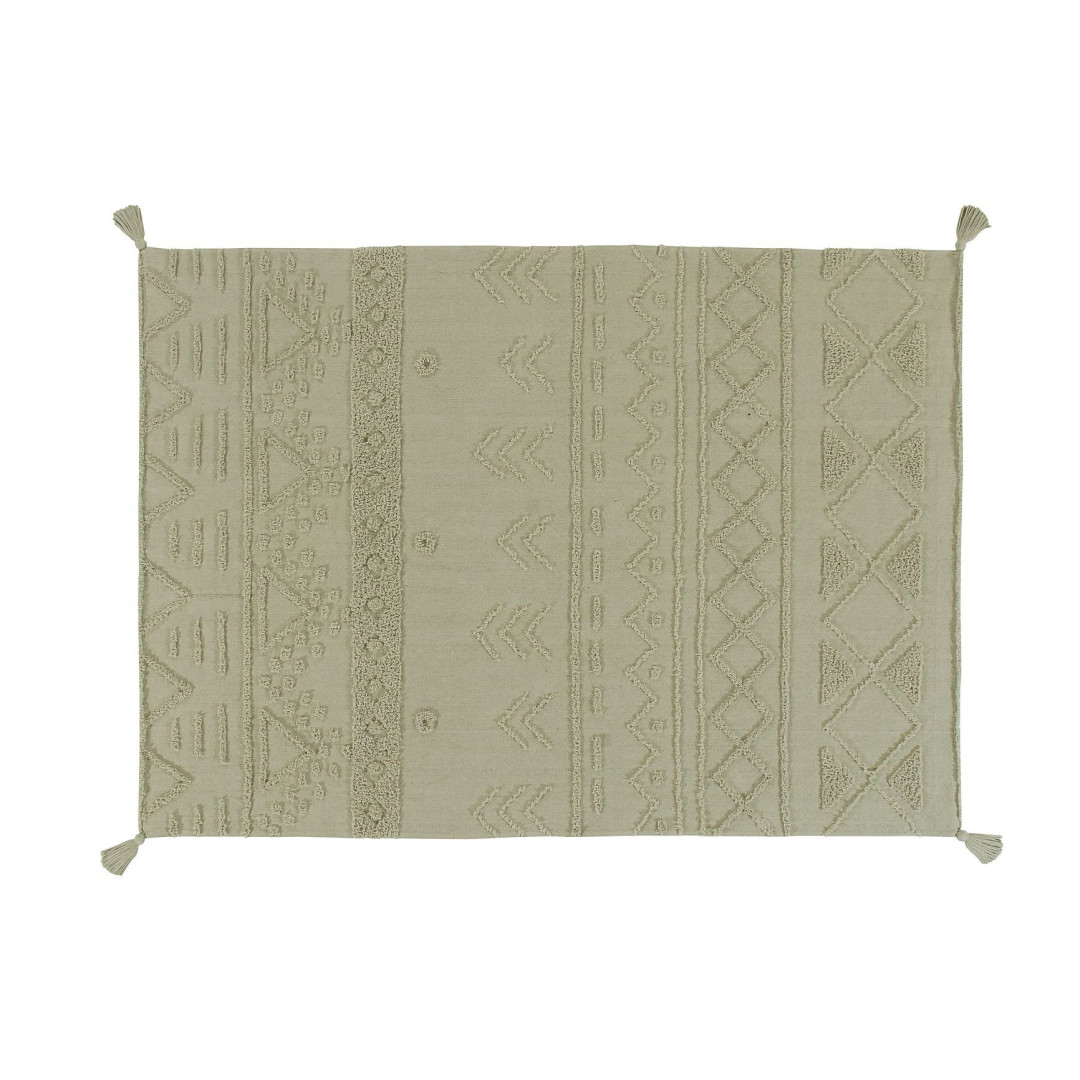 Dywan bawełniany Tribu Olive XL 200x300 cm Lorena Canals