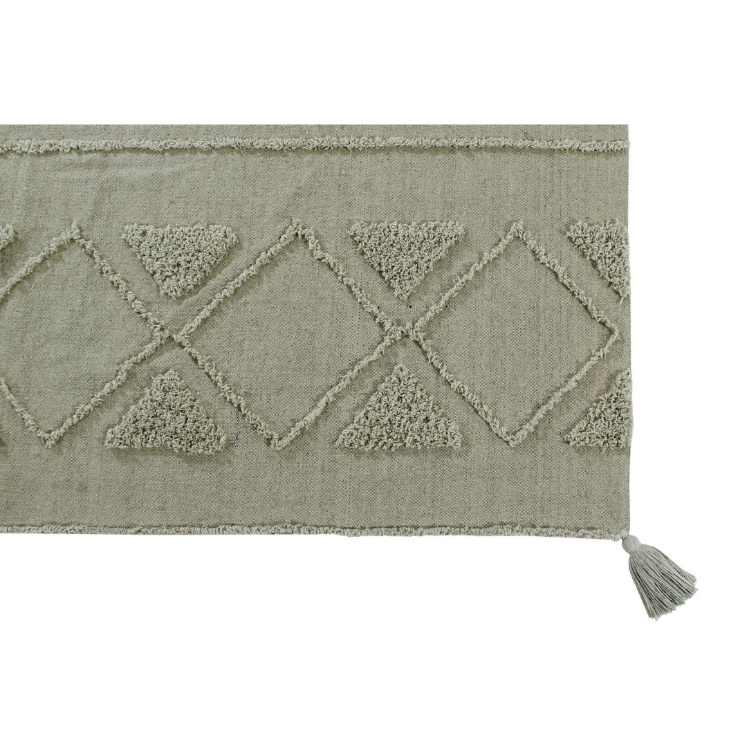 Dywan bawełniany Tribu Olive XL 200x300 cm Lorena Canals