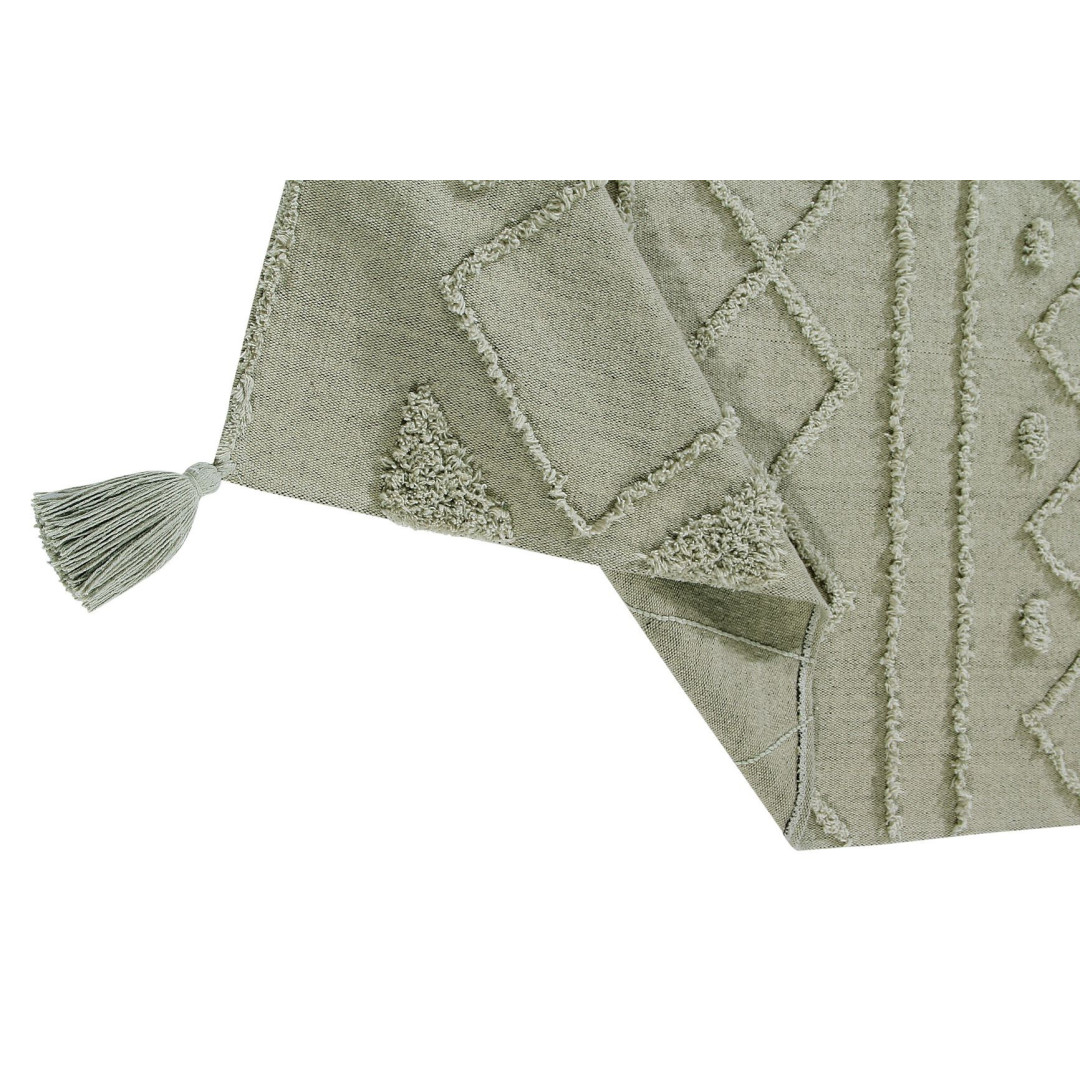 Dywan bawełniany Tribu Olive XL 200x300 cm Lorena Canals