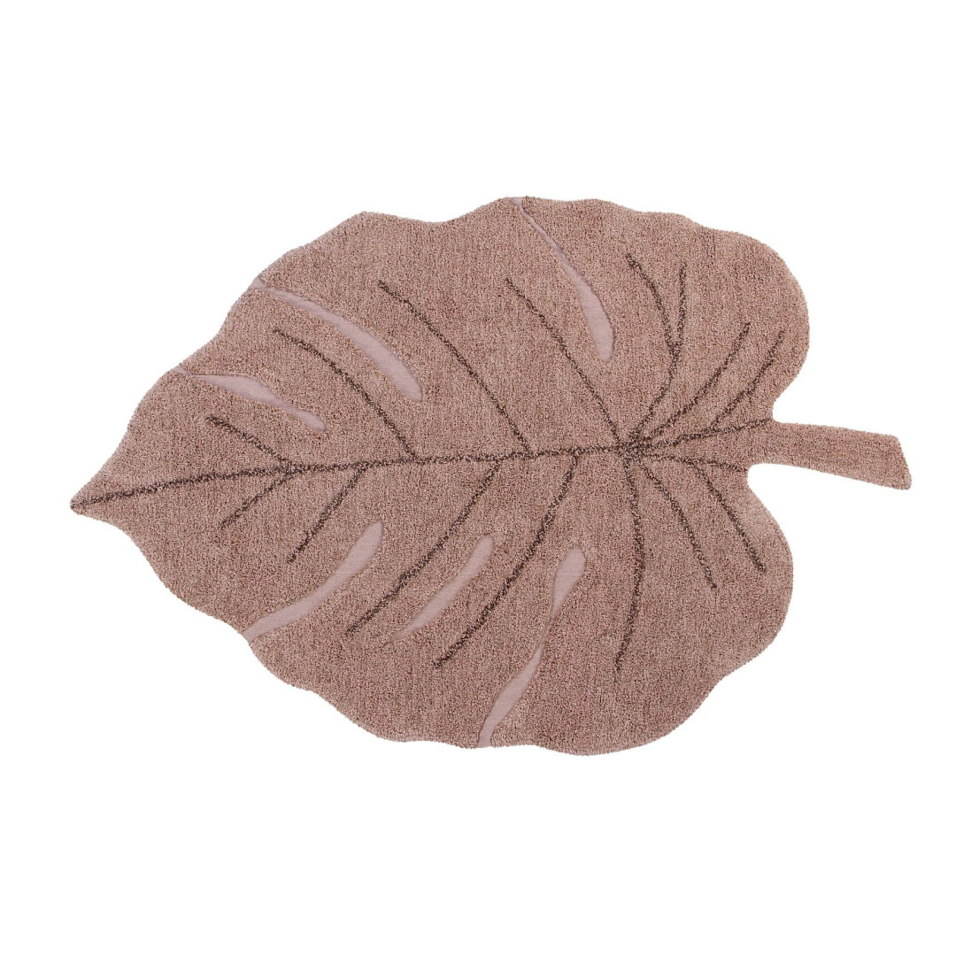Oliwkowy Dywan w kształcie liścia Monstera Leaf Lorena Canals - MySweetRoom