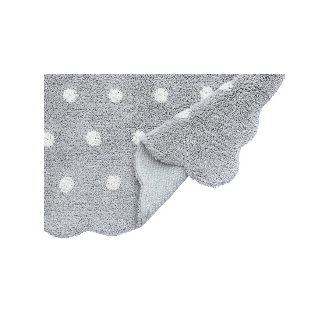 Dywan Bawełniany Mini Biscuit Pearl Grey 70x100 cm Lorena Canals