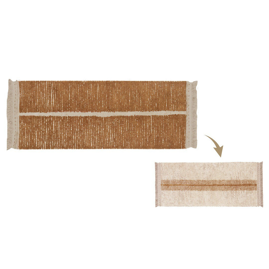 Dywan Bawełniany Duetto Toffee 80x230 cm Lorena Canals