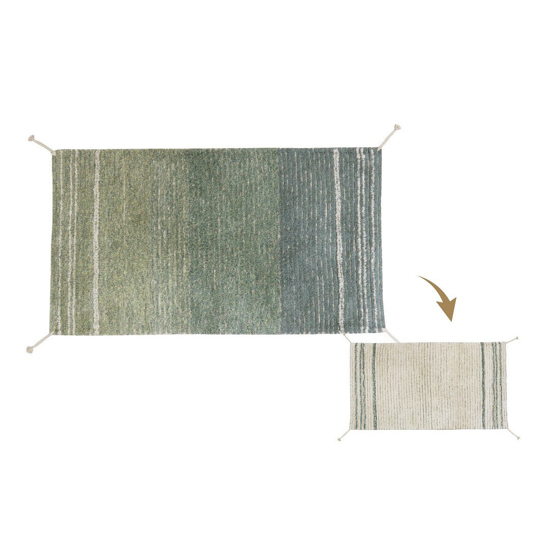 Dywan Bawełniany Twin Vintage Blue 80x140 cm Lorena Canals