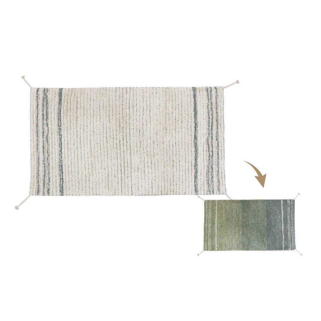 Dywan Bawełniany Twin Vintage Blue 80x140 cm Lorena Canals
