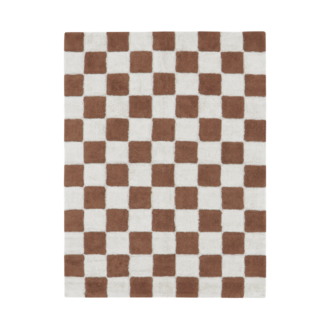 Dywan bawełniany Kitchen Tiles Toffee 120x160 cm Lorena Canals