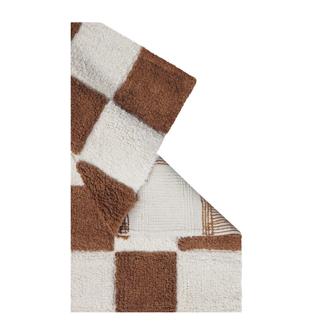 Dywan bawełniany Kitchen Tiles Toffee 120x160 cm Lorena Canals