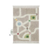 Dywan bawełniany do zabawy mapa miasta Eco-City 120x170 cm Lorena Canals