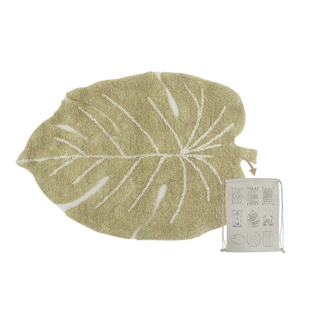 Dywan Bawełniany Mini Monstera 75x100 cm Lorena Canals