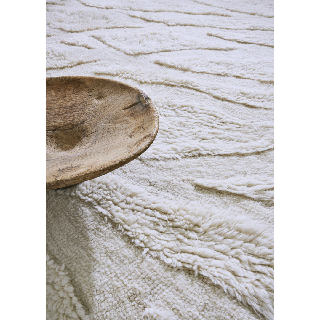 Dywan Wełniany Enkang Ivory 70x200 cm Lorena Canals