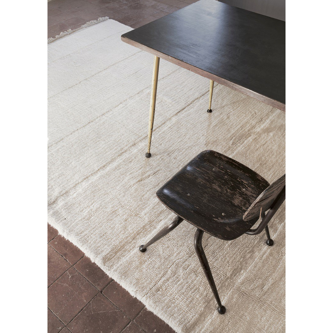 Dywan wełniany Steppe White 170x240 cm Lorena Canals