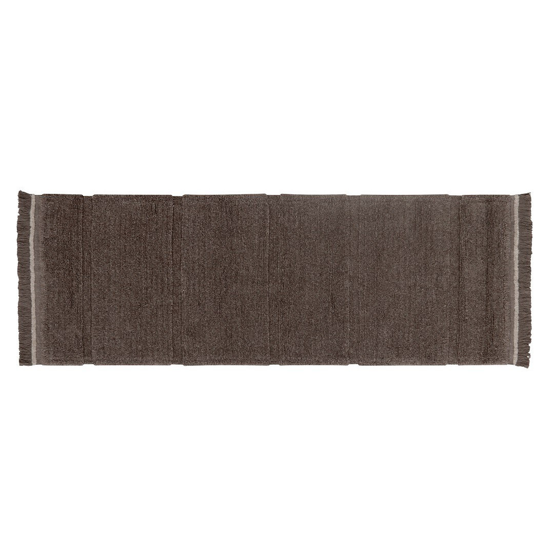 Dywan wełniany Steppe Brown 80x230 cm Lorena Canals