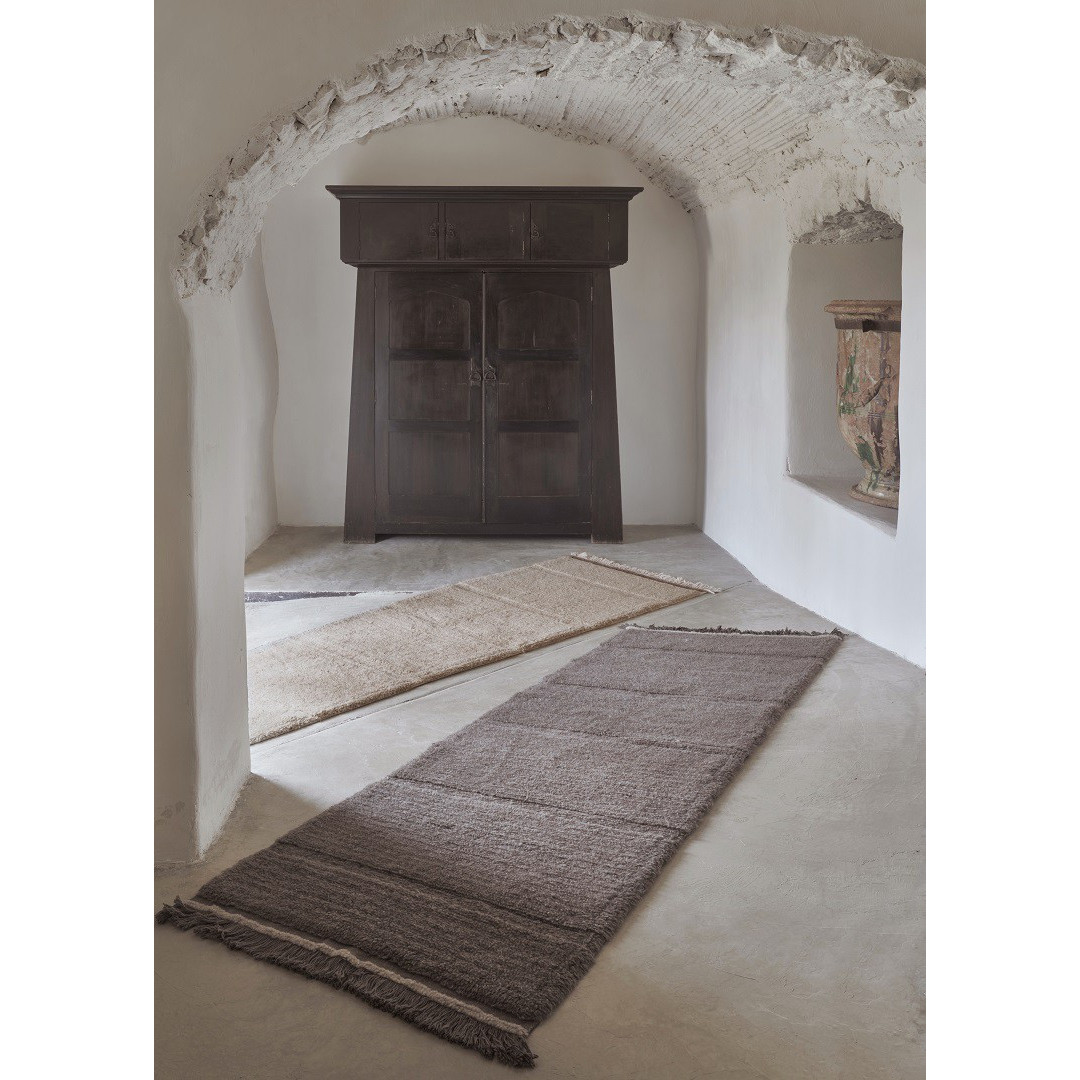 Dywan wełniany Steppe Brown 80x230 cm Lorena Canals