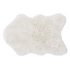 Dywan wełniany Woolly White 75x110 cm Lorena Canals