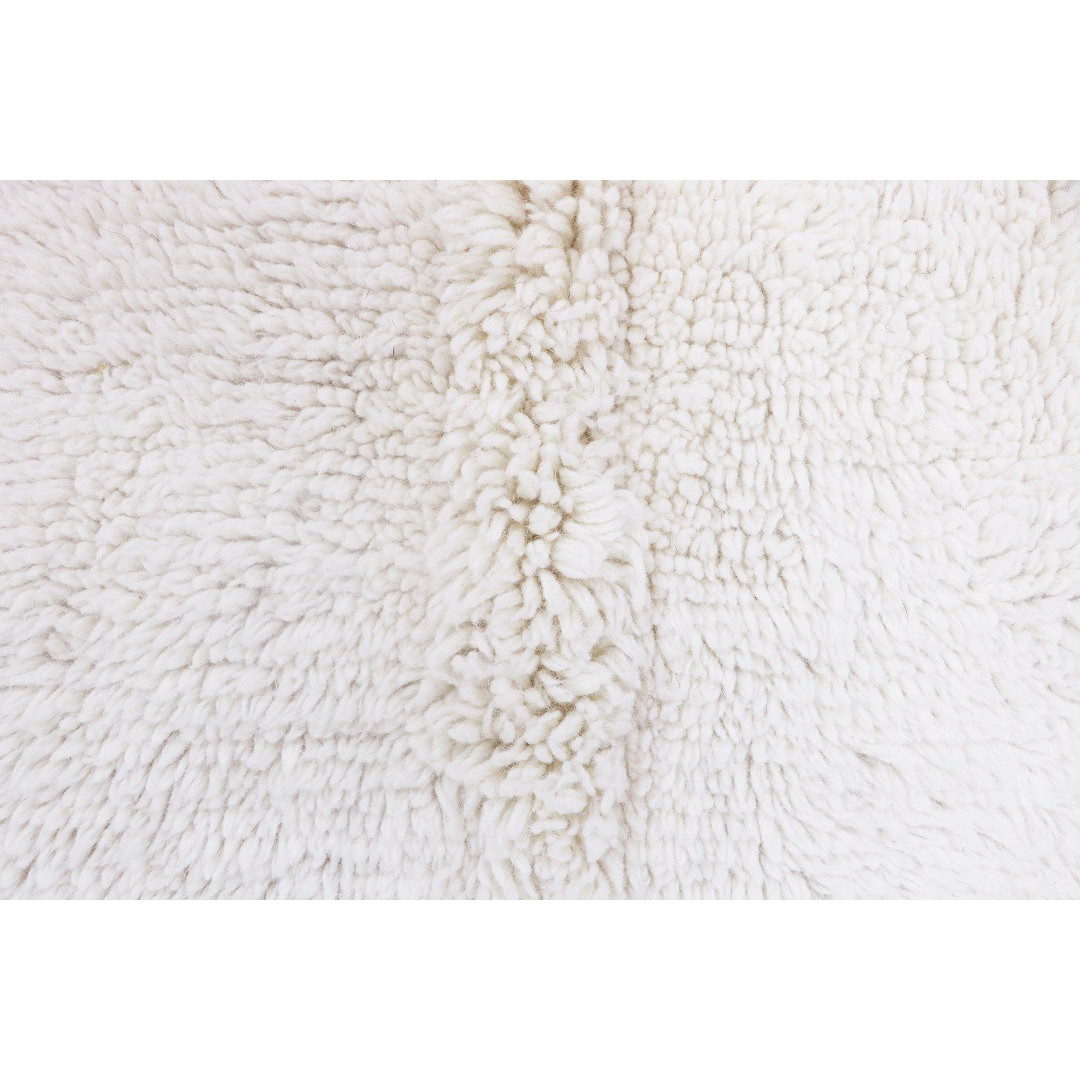 Dywan wełniany Tundra White 80x140 cm Lorena Canals