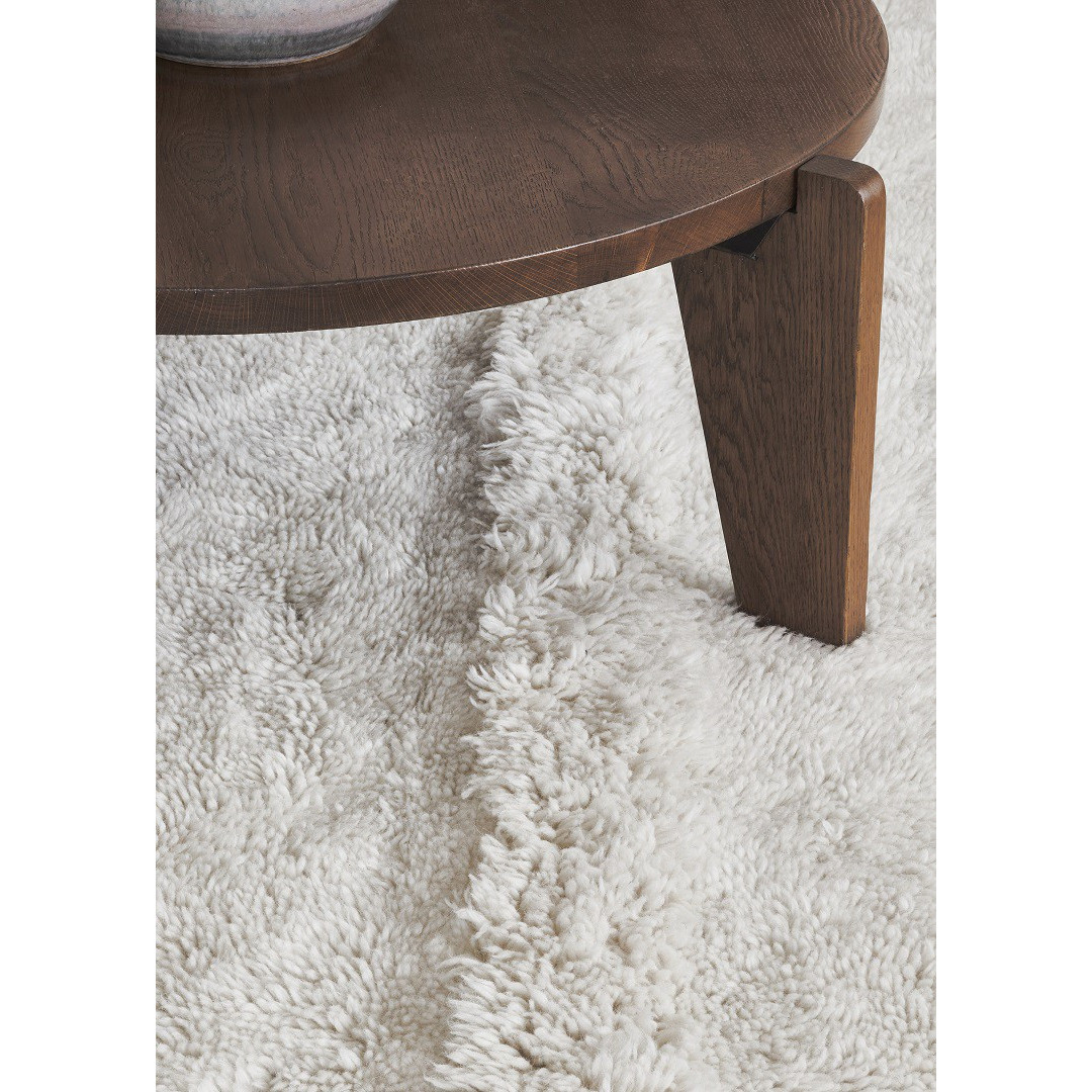 Dywan wełniany Tundra White 80x140 cm Lorena Canals