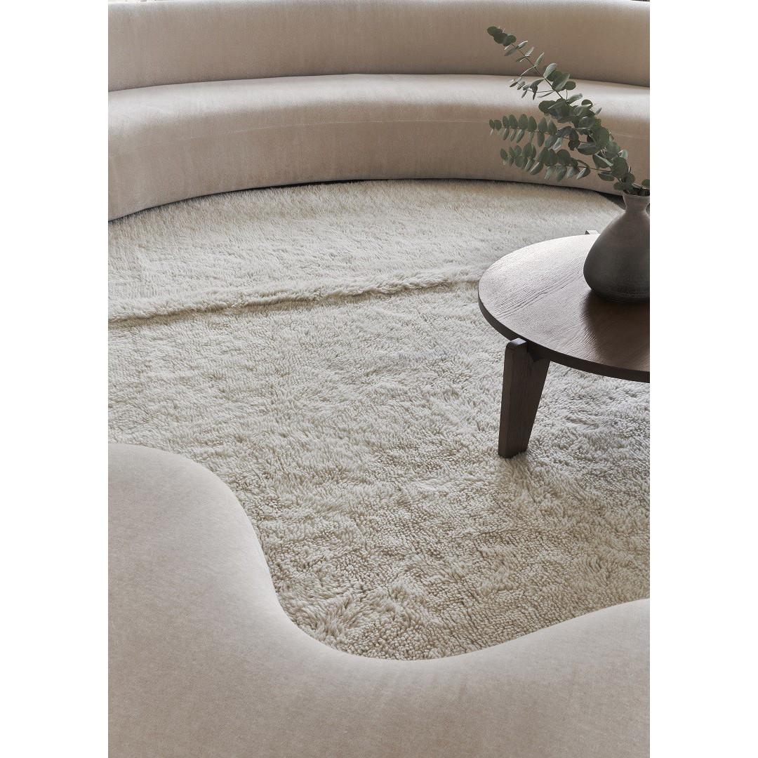 Dywan wełniany Tundra White 250x340 cm Lorena Canals