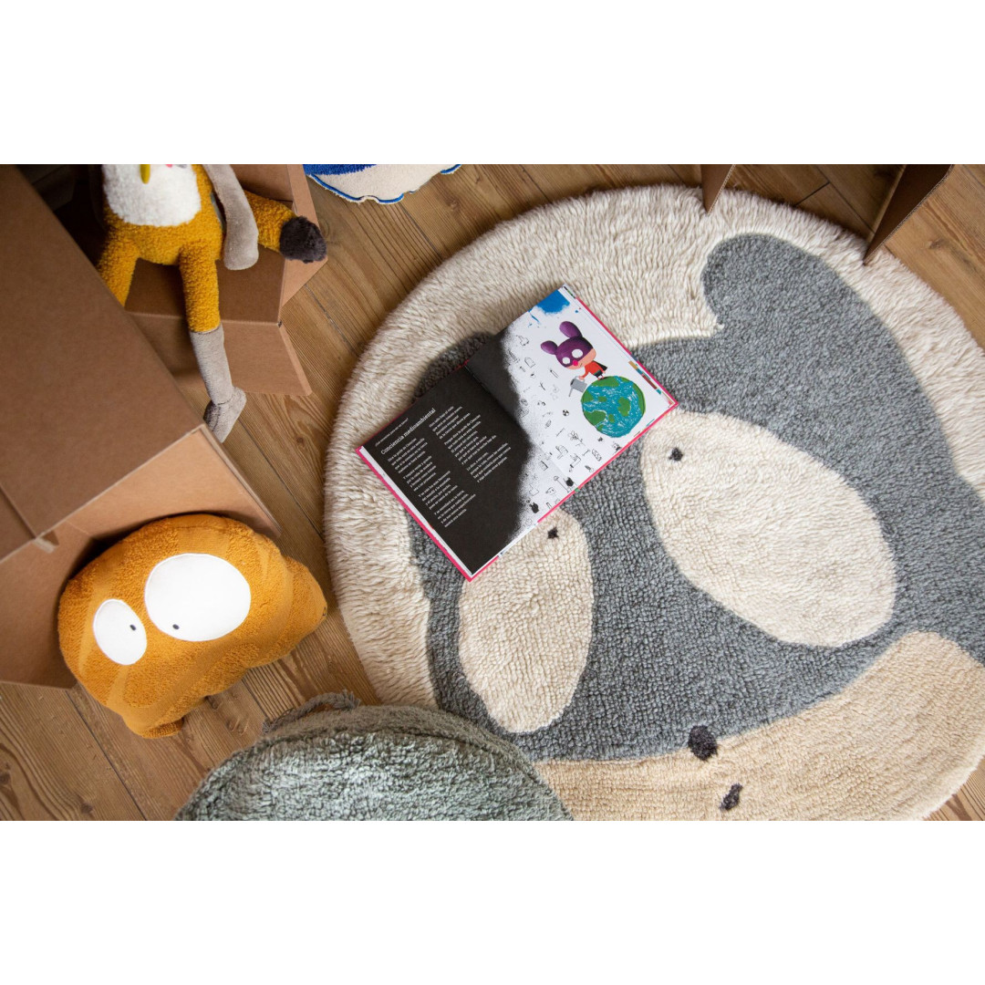 Dywan wełniany Astromouse Ø100 cm Lorena Canals