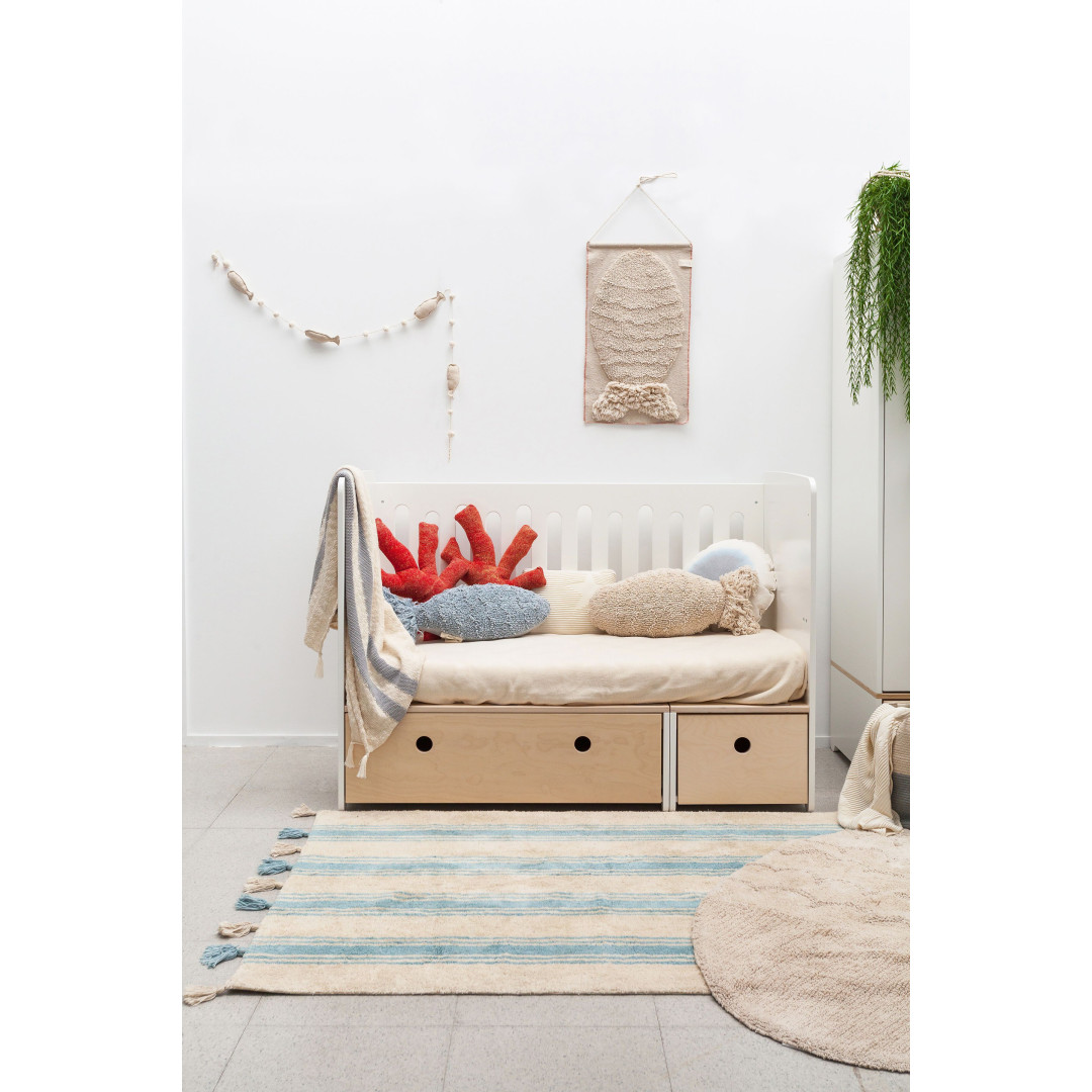 Lorena Canals Poduszka Baby Fish Aqua Blue
