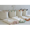 Kosz bawełniany z kulkami Natural Black - MySweetRoom