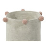 Kosz bawełniany z kulkami Natural Nude - - MySweetRoom