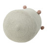 Kosz bawełniany z kulkami Natural Nude - - MySweetRoom