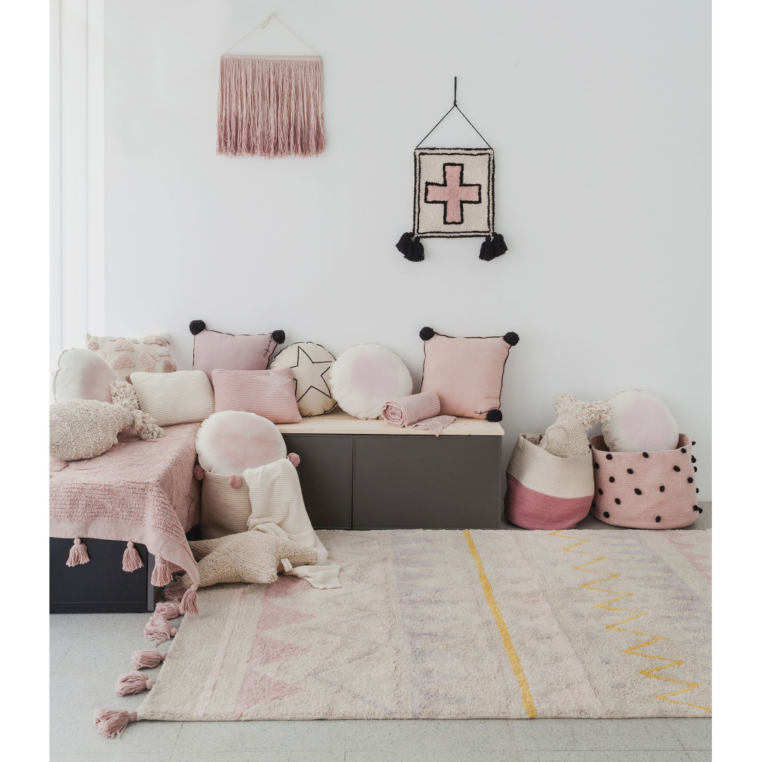 Lorena Canals Kosz dekoracyjny Pebbles Vintage Nude