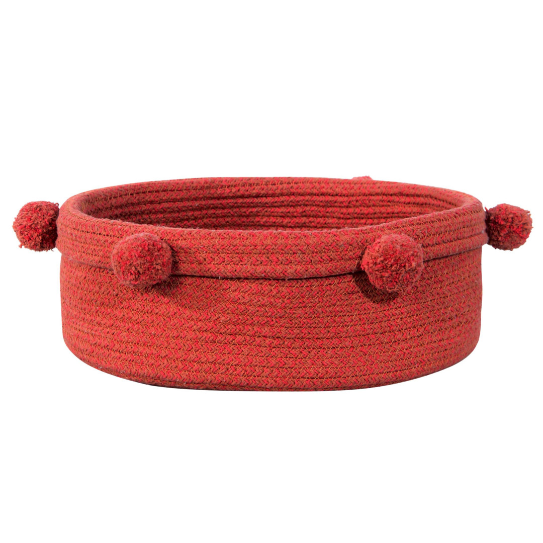 Lorena Canals Kosz dekoracyjny Tray Brick Red