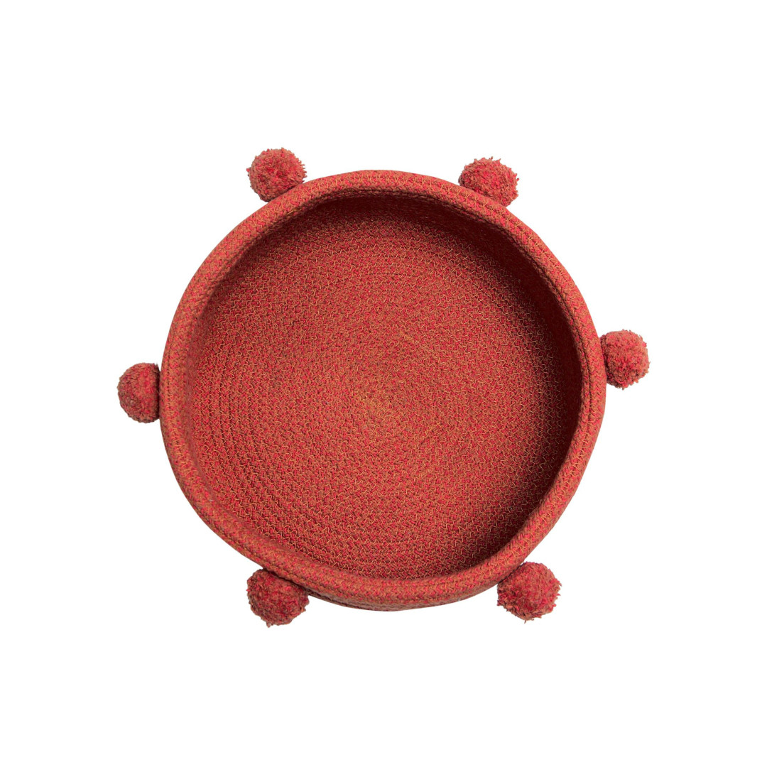 Lorena Canals Kosz dekoracyjny Tray Brick Red