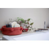 Lorena Canals Kosz dekoracyjny Tray Brick Red