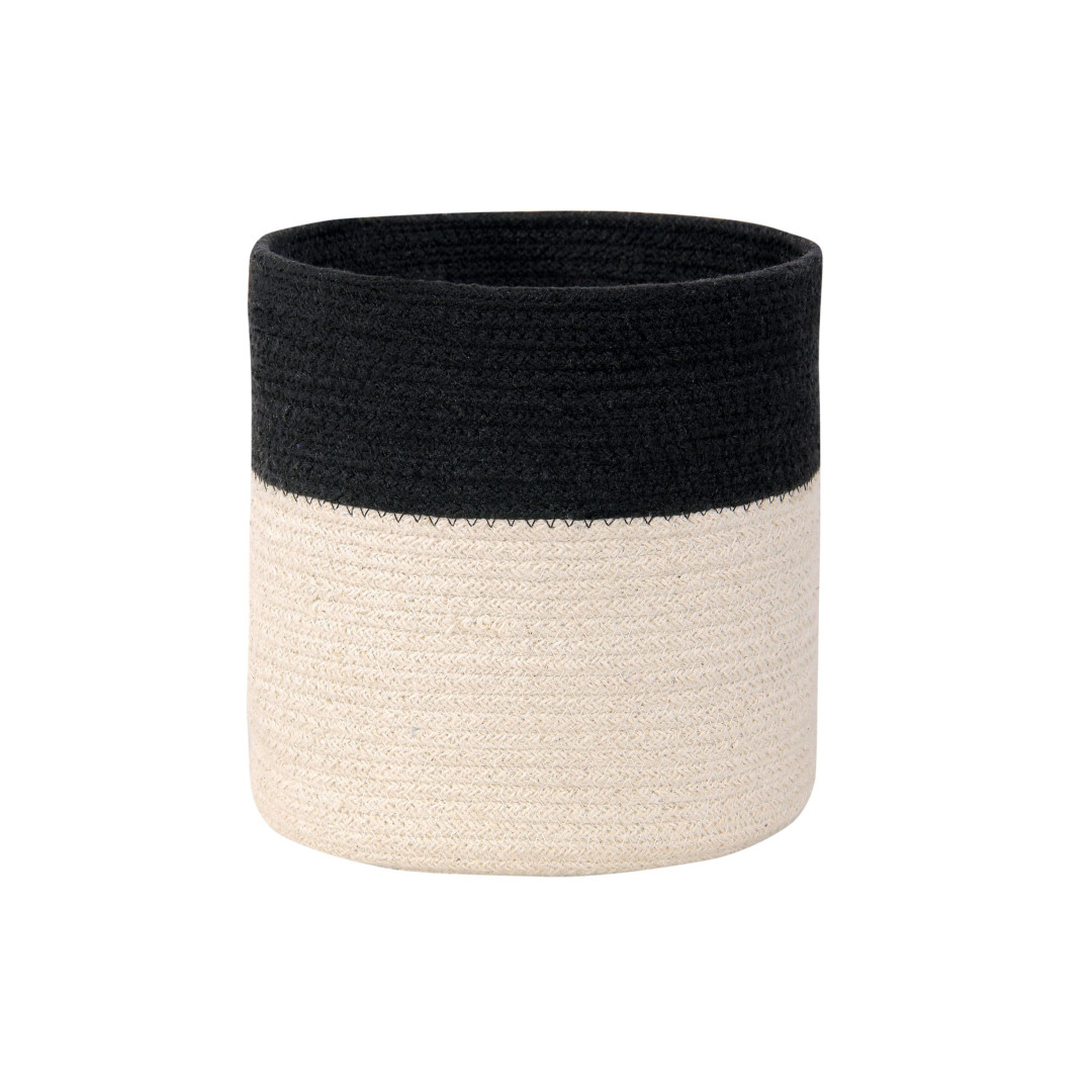 Lorena Canals Kosz dekoracyjny Basket Dual Black Natural