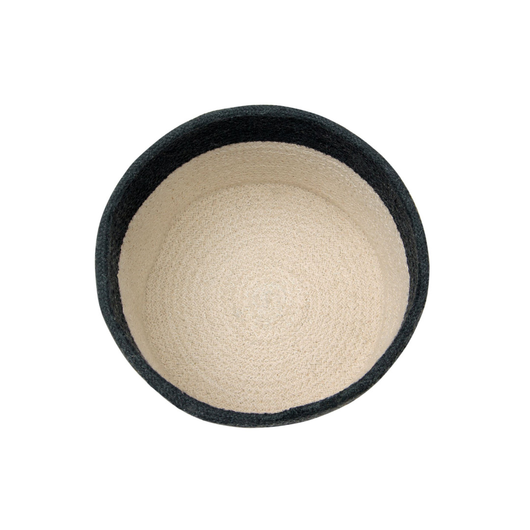 Lorena Canals Kosz dekoracyjny Basket Dual Black Natural