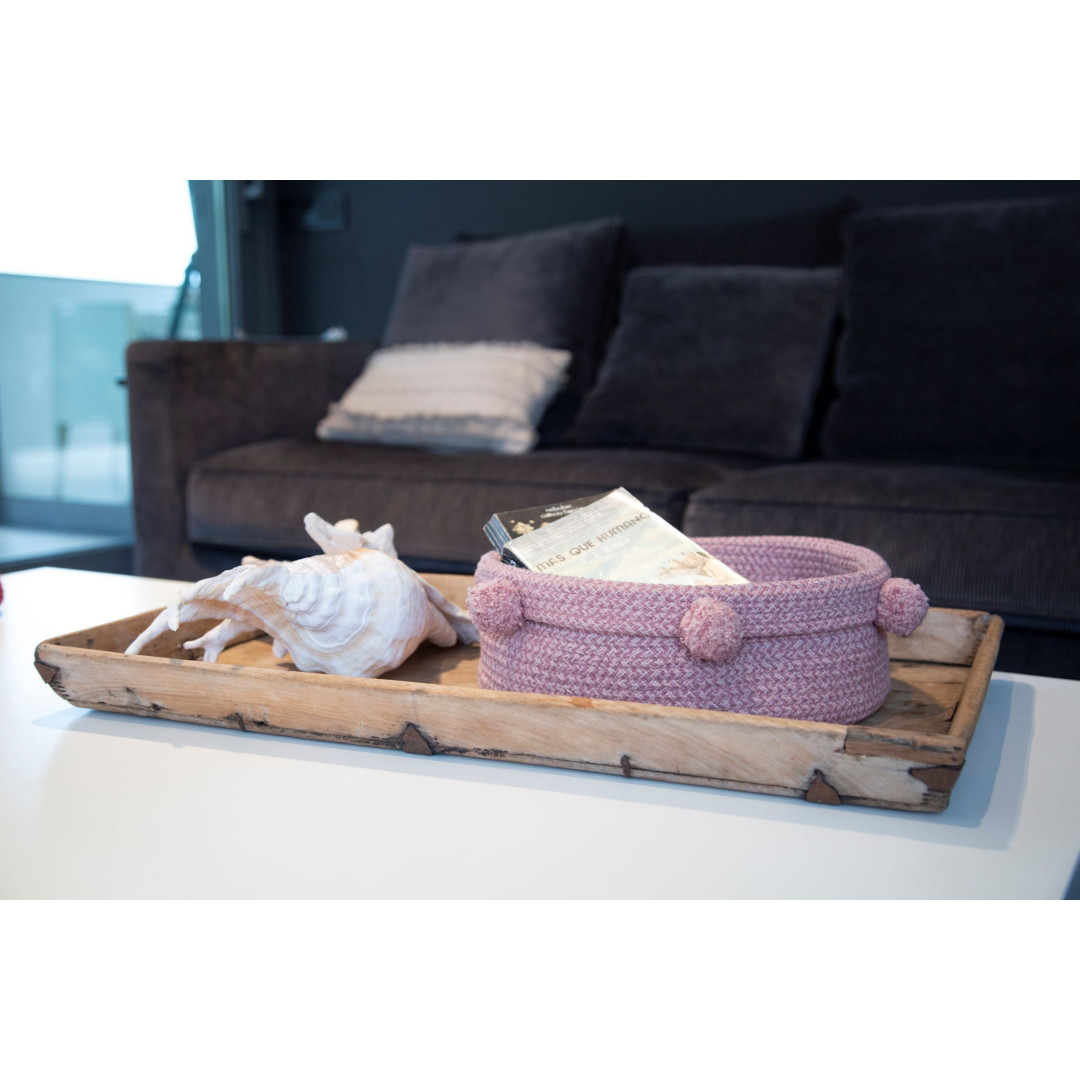 Lorena Canals Kosz dekoracyjny Tray Ash Rose