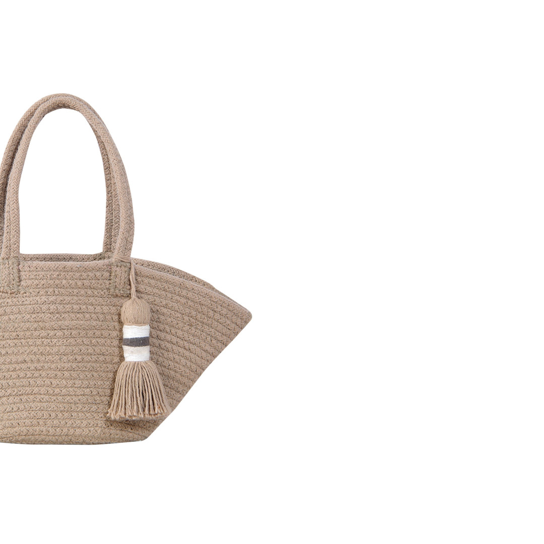 Lorena Canals Kosz dekoracyjny Cistell Linen Smalll