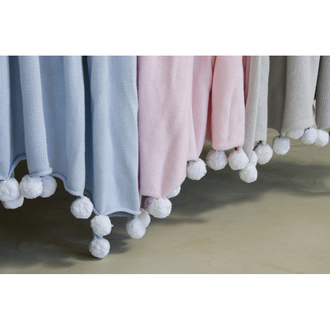 Lorena Canals Kocyk bawełniany Bubbly Soft Blue
