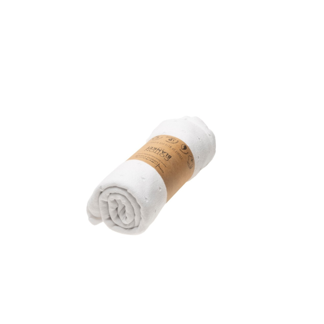Lorena Canals Kocyk bawełniany Biscuit White