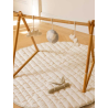 Zestaw 3 zawieszek z grzechotką - World Ball Bamboo Lorena Canals