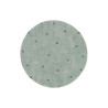 Dywan do prania Round Dot Blue Sage Ø140cm