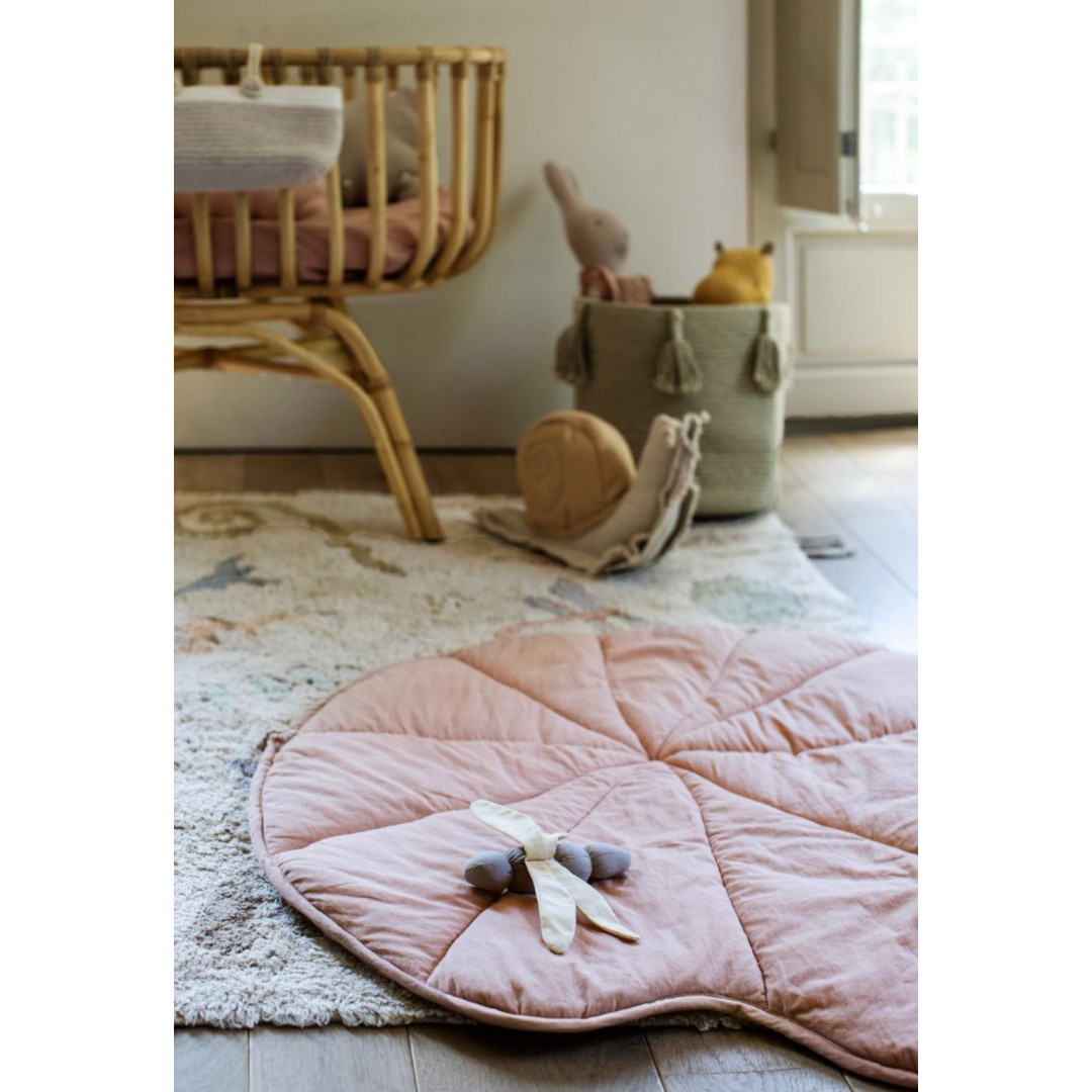 Mata do zabawy Lilia wodna vintage nude 95x95cm Lorena Canals