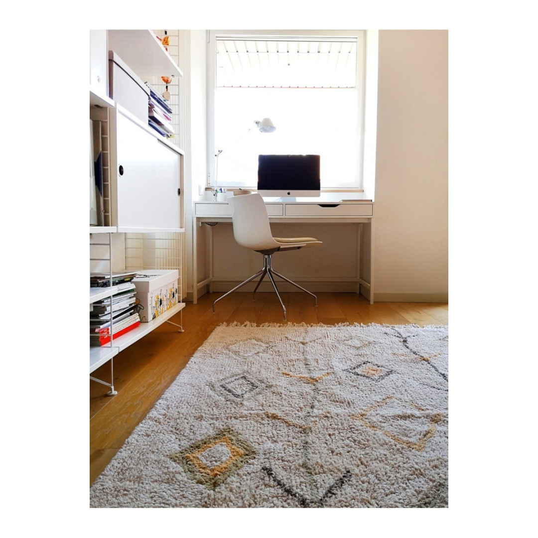 Dywan Bawełniany KAAROL EARTH 200x300 cm Maxi Rugs Lorena Canals