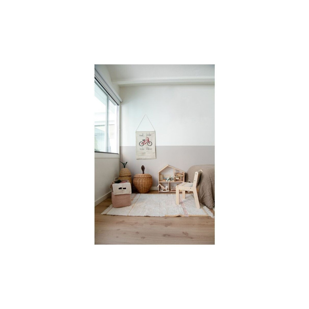 Dywan Bawełniany Lanes Vintage Nude XL, 200x300cm, Maxi Rugs Lorena Canals