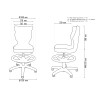 Krzesło dziecięce Petit czarny Jasmine 08 rozmiar 4 WK+P