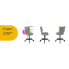 Krzesło młodzieżowe Petit czarny Visto 03 rozmiar 5