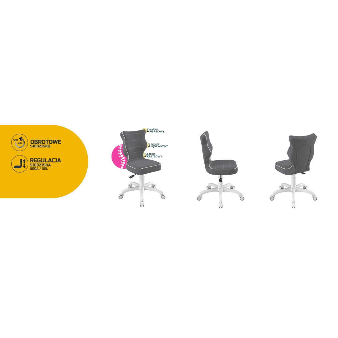 Krzesło dziecięce Petit biały Jasmine 33 rozmiar 3