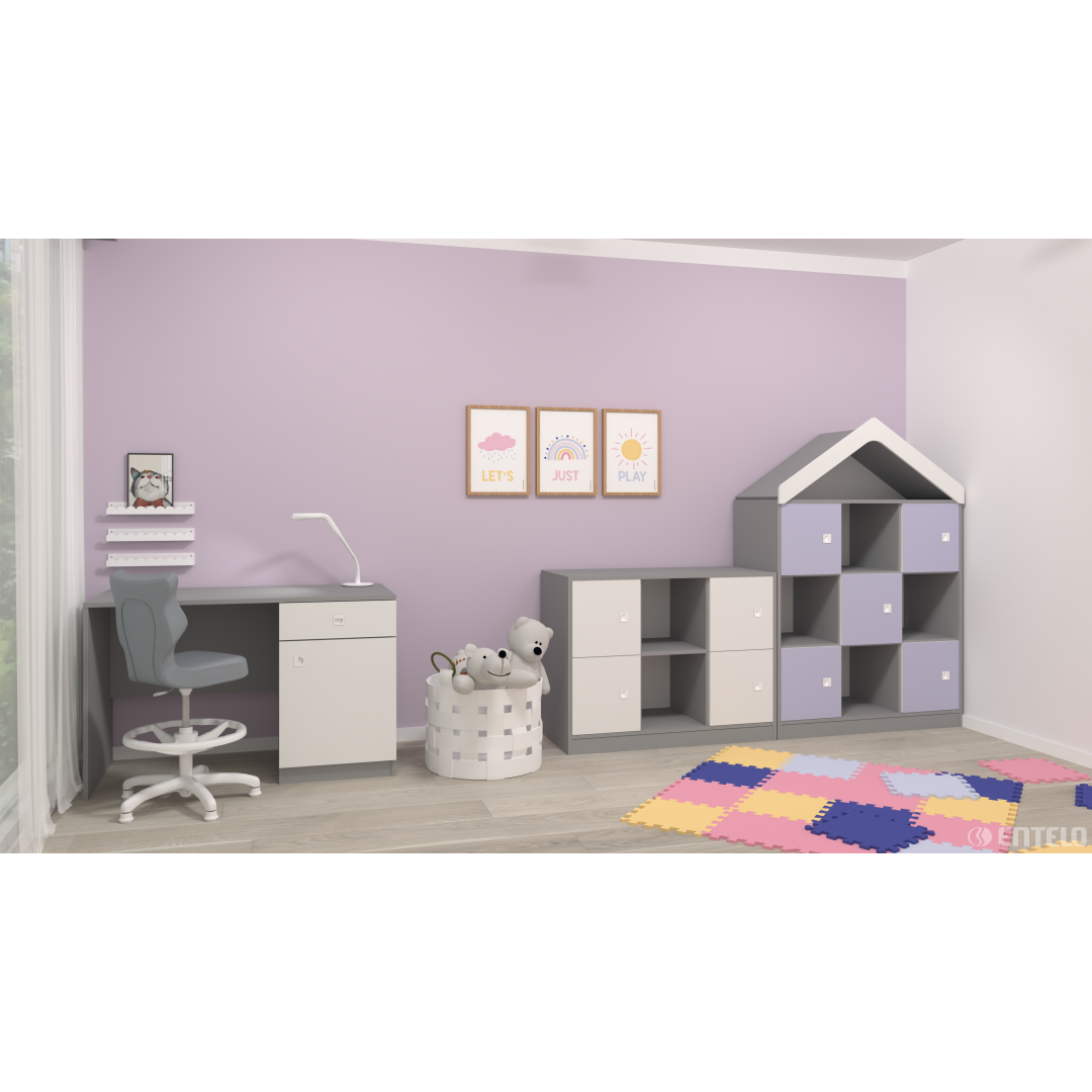 Krzesło dziecięce Petit biały Velvet 03 rozmiar 3 WK+P