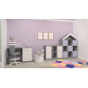 Krzesło dziecięce Petit biały Velvet 03 rozmiar 4 WK+P